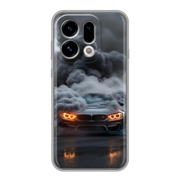 Силиконовый чехол на OPPO Find X9 с принтом BMW БМВ