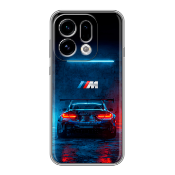 Силиконовый чехол на OPPO Find X9 с принтом BMW БМВ Силиконовый чехол на OPPO Find X9 с принтом BMW БМВ