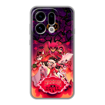 Силиконовый чехол на OPPO Find X9 с принтом Hazbin Hotel Отель Хазбин Силиконовый чехол на OPPO Find X9 с принтом Hazbin Hotel Отель Хазбин