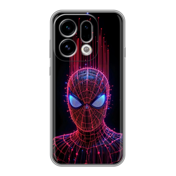 Силиконовый чехол на OPPO Find X9 с принтом Spiderman Человек паук