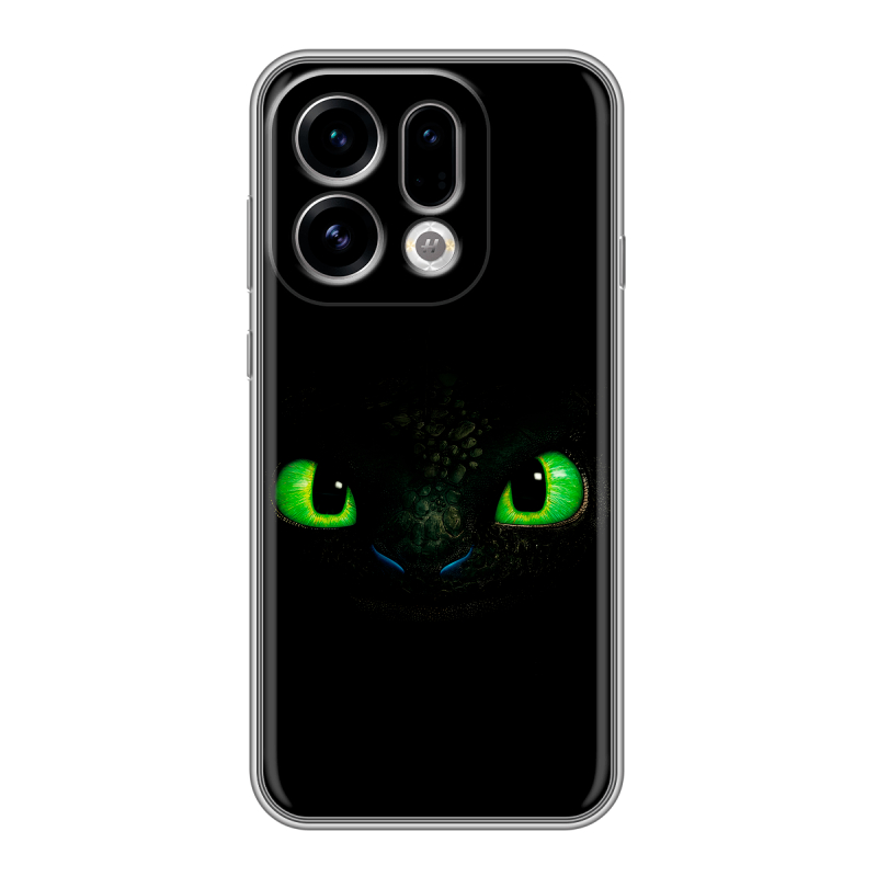 Силиконовый чехол на OPPO Find X9 с принтом Как приручить дракона Силиконовый чехол на OPPO Find X9 с принтом Как приручить дракона