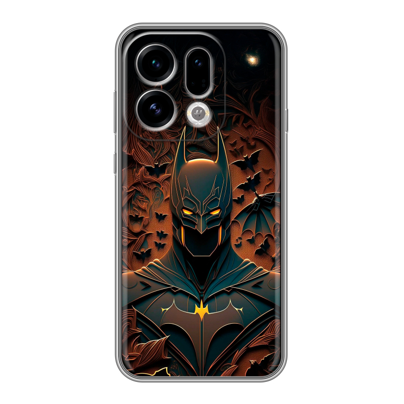 Силиконовый чехол на OPPO Find X9 с принтом Batman Бэтмен Силиконовый чехол на OPPO Find X9 с принтом Batman Бэтмен