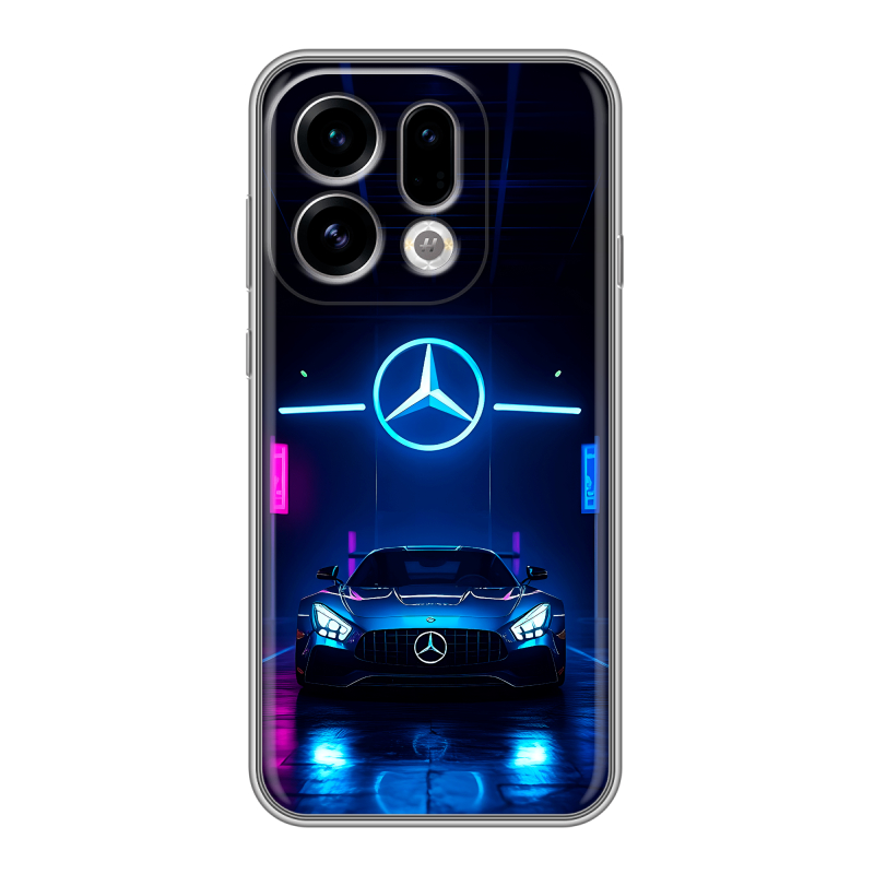 Силиконовый чехол на OPPO Find X9 с принтом Mercedes Мерседес Силиконовый чехол на OPPO Find X9 с принтом Mercedes Мерседес