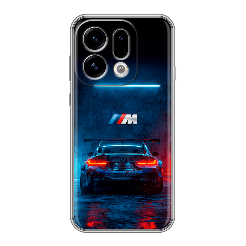 Силиконовый чехол на OPPO Find X9 с принтом BMW БМВ Силиконовый чехол на OPPO Find X9 с принтом BMW БМВ