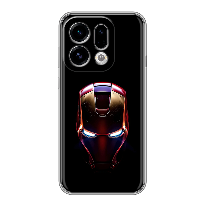 Силиконовый чехол на OPPO Find X9 с принтом IronMan Железный человек Силиконовый чехол на OPPO Find X9 с принтом IronMan Железный человек