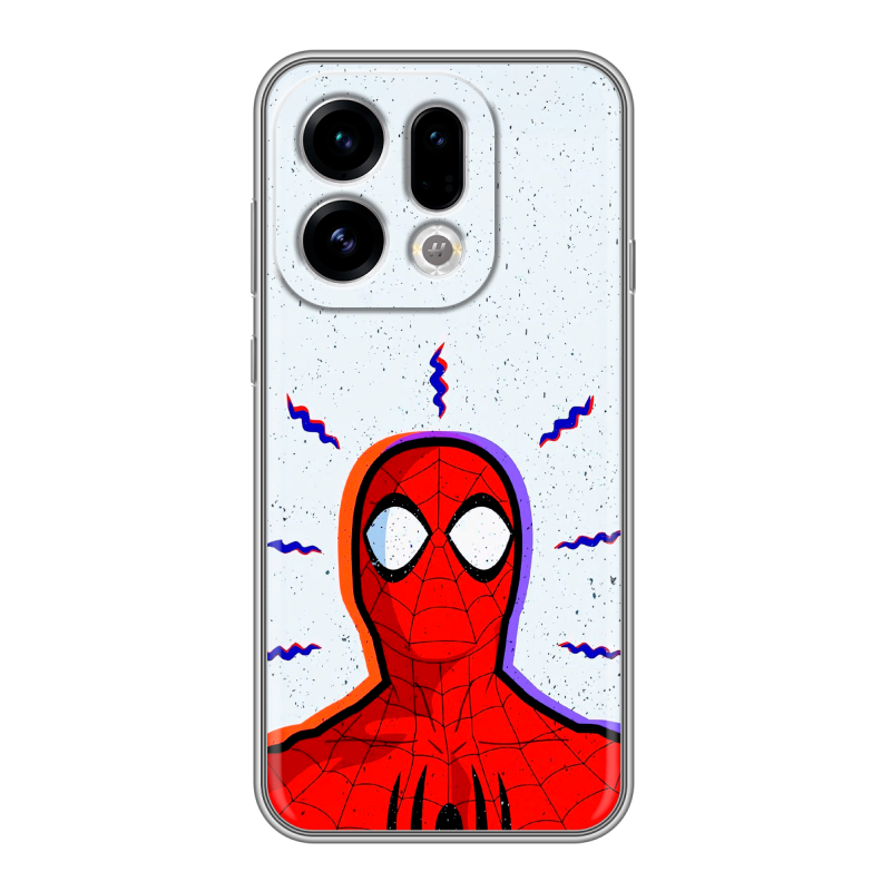 Силиконовый чехол на OPPO Find X9 с принтом Spiderman Человек паук Силиконовый чехол на OPPO Find X9 с принтом Spiderman Человек паук