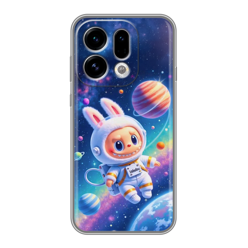 Силиконовый чехол на OPPO Find X9 с принтом Labubu Лабубу Силиконовый чехол на OPPO Find X9 с принтом Labubu Лабубу