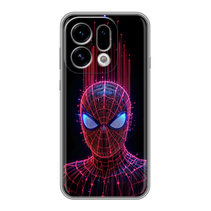 Силиконовый чехол на OPPO Find X9 с принтом Spiderman Человек паук Силиконовый чехол на OPPO Find X9 с принтом Spiderman Человек паук