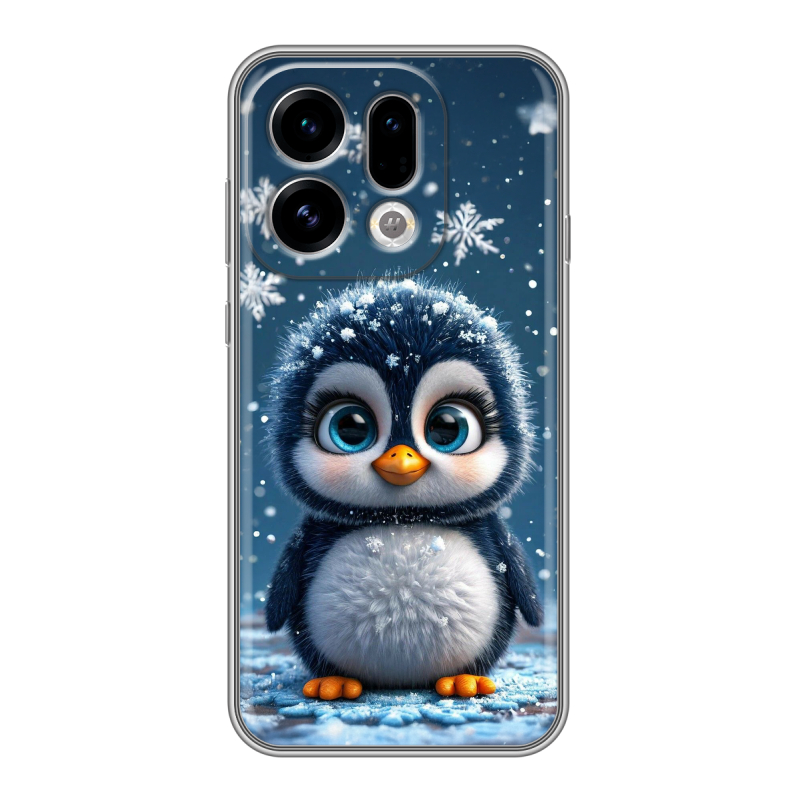 Силиконовый чехол на OPPO Find X9 с принтом Новый год Силиконовый чехол на OPPO Find X9 с принтом Новый год