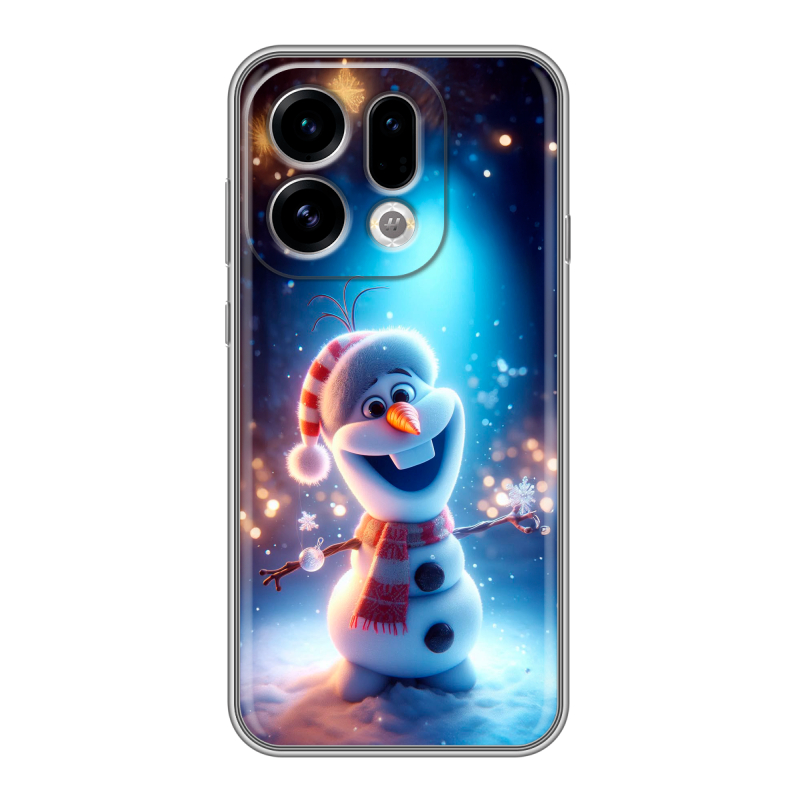 Силиконовый чехол на OPPO Find X9 с принтом Новый год Силиконовый чехол на OPPO Find X9 с принтом Новый год