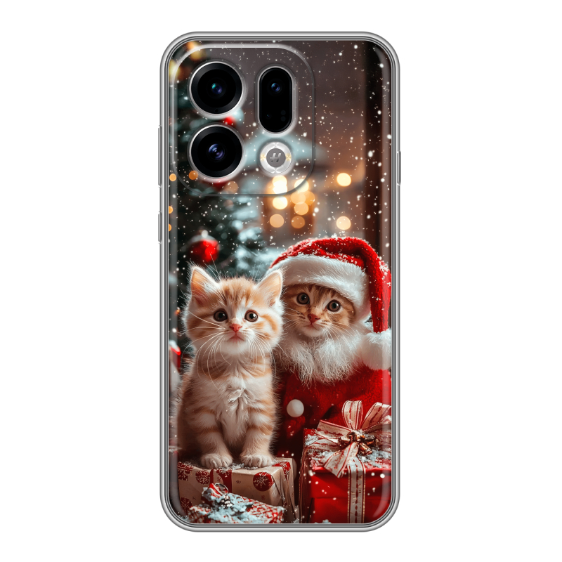 Силиконовый чехол на OPPO Find X9 с принтом Новый год Силиконовый чехол на OPPO Find X9 с принтом Новый год