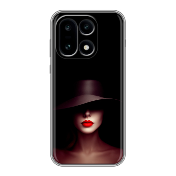 Силиконовый чехол на OnePlus 15 с принтом Девушка в шляпе Силиконовый чехол на OnePlus 15 с принтом Девушка в шляпе