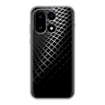 Силиконовый чехол на OnePlus 15 с принтом Текстура металла