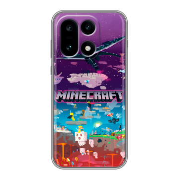 Силиконовый чехол на OnePlus 15 с принтом Майнкрафт Minecraft Силиконовый чехол на OnePlus 15 с принтом Майнкрафт Minecraft