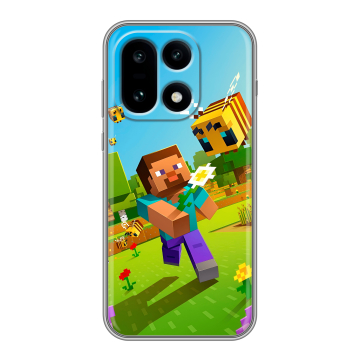 Силиконовый чехол на OnePlus 15 с принтом Майнкрафт Minecraft