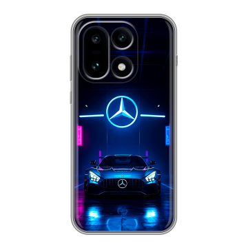 Силиконовый чехол на OnePlus 15 с принтом Mercedes Мерседес
