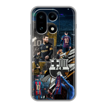 Силиконовый чехол на OnePlus 15 с принтом Messi Barcelona