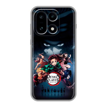 Силиконовый чехол на OnePlus 15 с принтом Demon Slayer Клинок рассекающий демонов