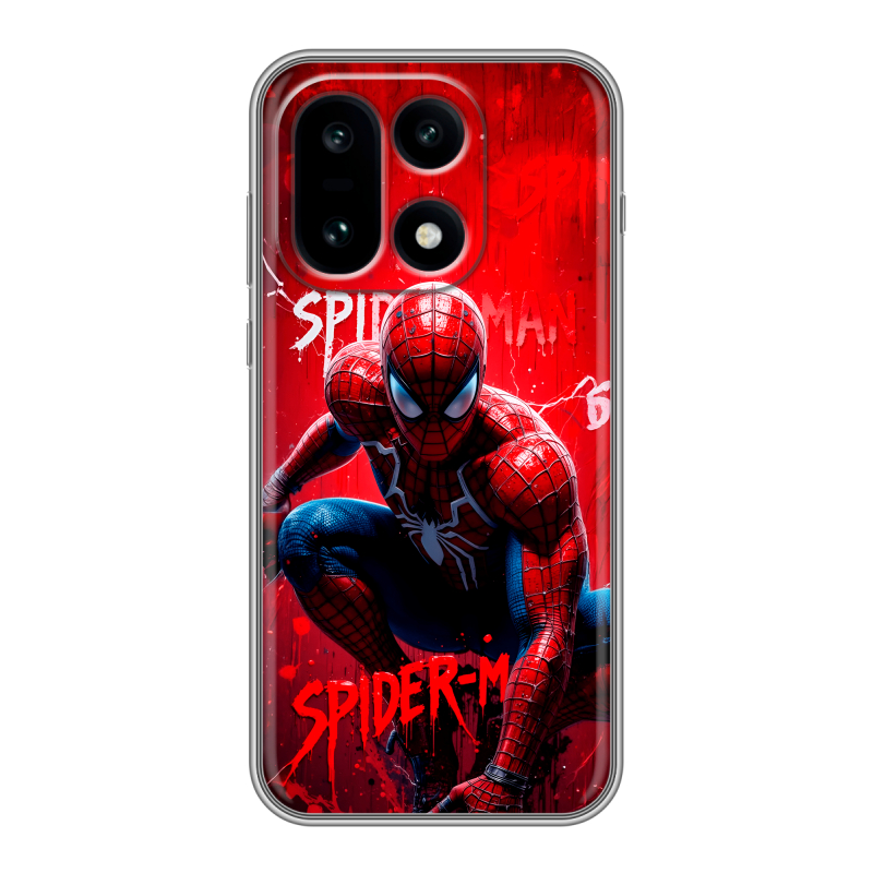 Силиконовый чехол на OnePlus 15 с принтом Spiderman Человек паук Силиконовый чехол на OnePlus 15 с принтом Spiderman Человек паук