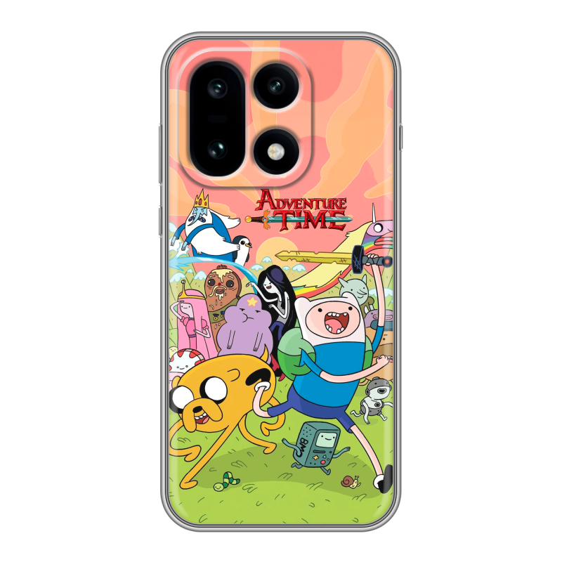 Силиконовый чехол на OnePlus 15 с принтом Adventure time Время приключений Силиконовый чехол на OnePlus 15 с принтом Adventure time Время приключений