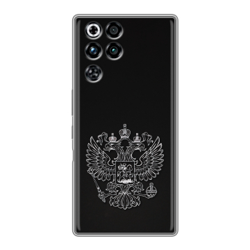 Силиконовый чехол на ZTE Nubia RedMagic 11 Pro с принтом Герб России Силиконовый чехол на ZTE Nubia RedMagic 11 Pro с принтом Герб России