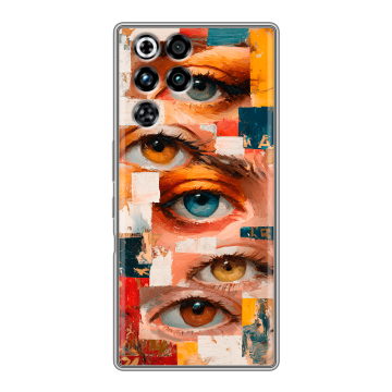 Силиконовый чехол на ZTE Nubia RedMagic 11 Pro с принтом Модный принт