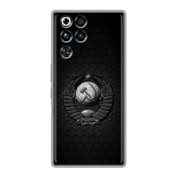 Силиконовый чехол на ZTE Nubia RedMagic 11 Pro с принтом Герб Флаг СССР Силиконовый чехол на ZTE Nubia RedMagic 11 Pro с принтом Герб Флаг СССР