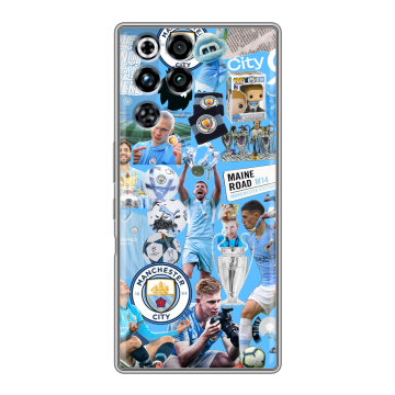 Силиконовый чехол на ZTE Nubia RedMagic 11 Pro с принтом Man City Манчестер Сити