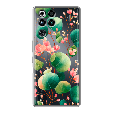 Силиконовый чехол на ZTE Nubia RedMagic 11 Pro с принтом женский