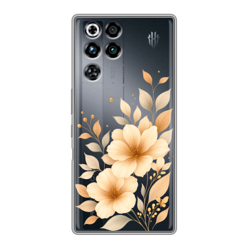 Силиконовый чехол на ZTE Nubia RedMagic 11 Pro с принтом для девушки