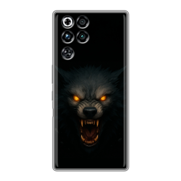 Силиконовый чехол на ZTE Nubia RedMagic 11 Pro с принтом Волк