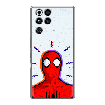 Силиконовый чехол на ZTE Nubia RedMagic 11 Pro с принтом Spiderman Человек паук