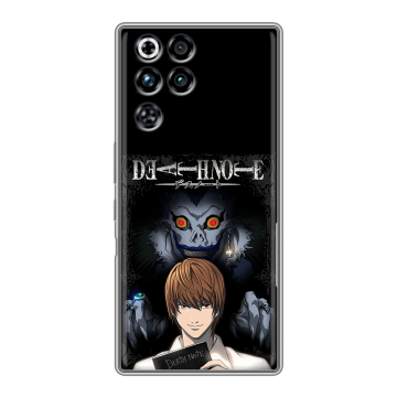 Силиконовый чехол на ZTE Nubia RedMagic 11 Pro с принтом Death note Тетрадь смерти