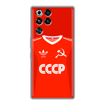 Силиконовый чехол на ZTE Nubia RedMagic 11 Pro с принтом Флаг Герб СССР