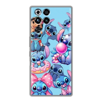 Силиконовый чехол на ZTE Nubia RedMagic 11 Pro с принтом Лило и Стич Силиконовый чехол на ZTE Nubia RedMagic 11 Pro с принтом Лило и Стич