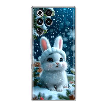 Силиконовый чехол на ZTE Nubia RedMagic 11 Pro с принтом Новый год