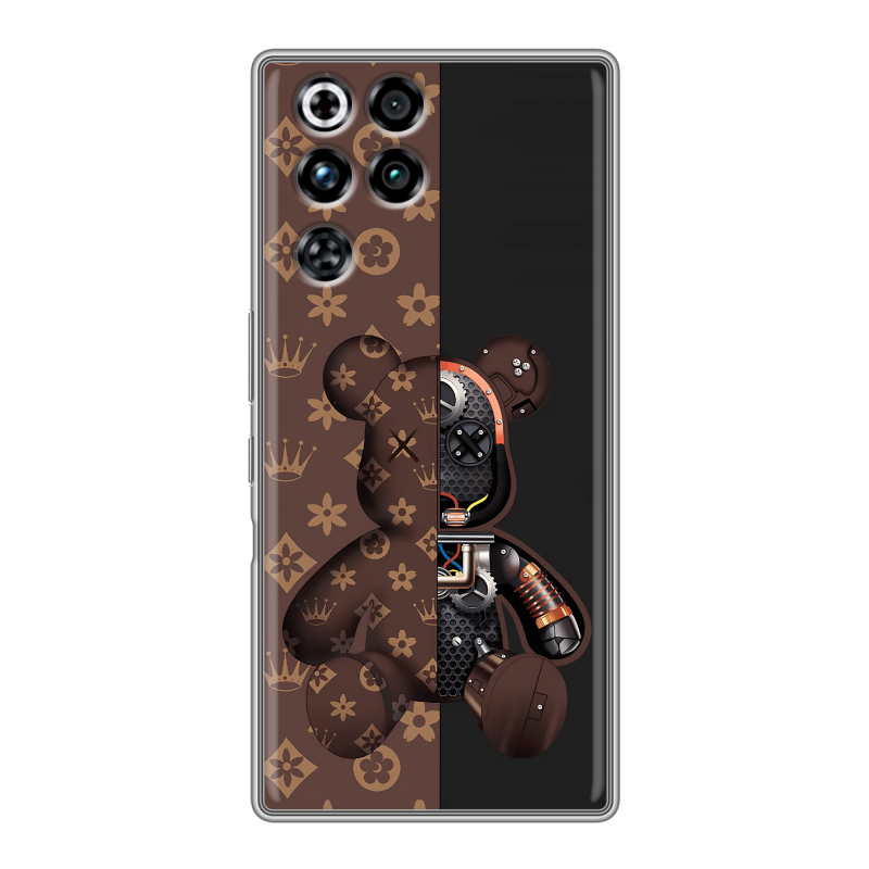 Силиконовый чехол на ZTE Nubia RedMagic 11 Pro с принтом Луи робот Силиконовый чехол на ZTE Nubia RedMagic 11 Pro с принтом Луи робот