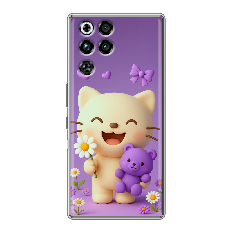 Силиконовый чехол на ZTE Nubia RedMagic 11 Pro с принтом для девочек Силиконовый чехол на ZTE Nubia RedMagic 11 Pro с принтом для девочек