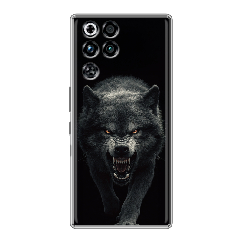 Силиконовый чехол на ZTE Nubia RedMagic 11 Pro с принтом Волк Силиконовый чехол на ZTE Nubia RedMagic 11 Pro с принтом Волк