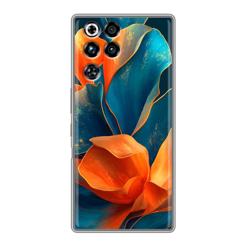 Силиконовый чехол на ZTE Nubia RedMagic 11 Pro с принтом Цветы Силиконовый чехол на ZTE Nubia RedMagic 11 Pro с принтом Цветы