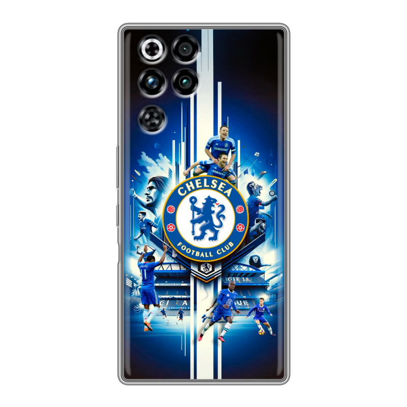 Силиконовый чехол на ZTE Nubia RedMagic 11 Pro с принтом Chelsea Челси Силиконовый чехол на ZTE Nubia RedMagic 11 Pro с принтом Chelsea Челси