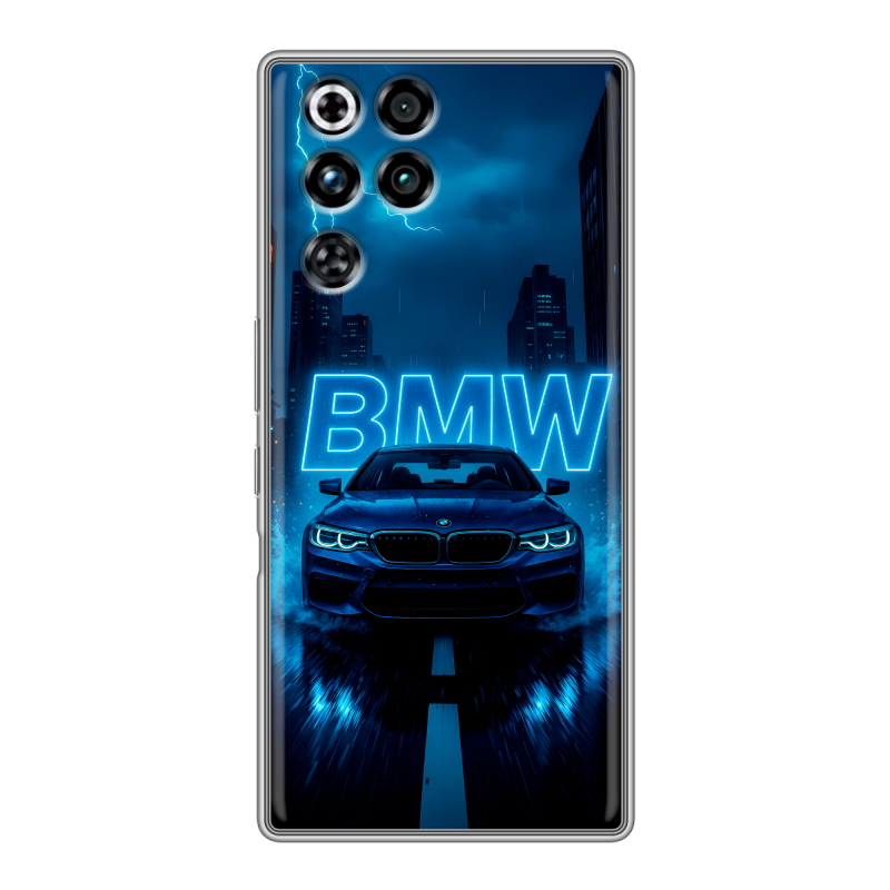 Силиконовый чехол на ZTE Nubia RedMagic 11 Pro с принтом BMW БМВ Силиконовый чехол на ZTE Nubia RedMagic 11 Pro с принтом BMW БМВ