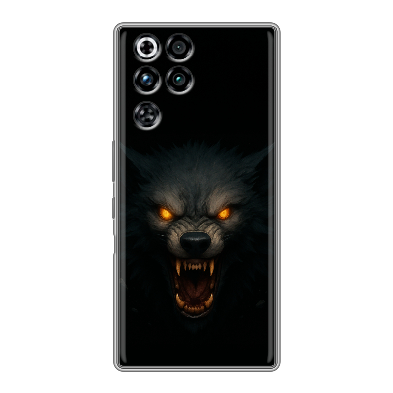 Силиконовый чехол на ZTE Nubia RedMagic 11 Pro с принтом Волк Силиконовый чехол на ZTE Nubia RedMagic 11 Pro с принтом Волк