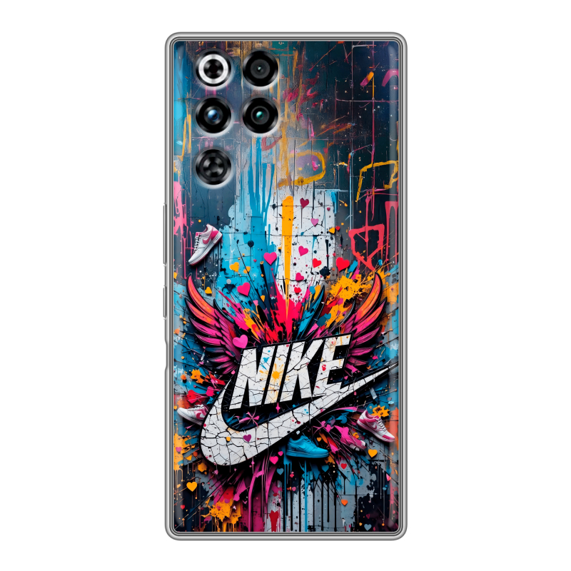Силиконовый чехол на ZTE Nubia RedMagic 11 Pro с принтом Nike Найк Силиконовый чехол на ZTE Nubia RedMagic 11 Pro с принтом Nike Найк
