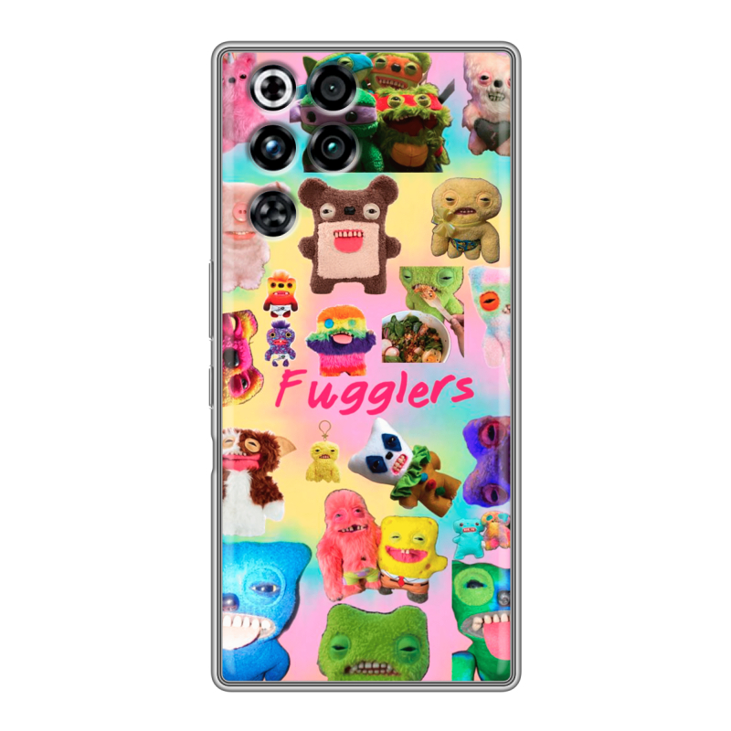 Силиконовый чехол на ZTE Nubia RedMagic 11 Pro с принтом Флагер Fuggler Силиконовый чехол на ZTE Nubia RedMagic 11 Pro с принтом Флагер Fuggler