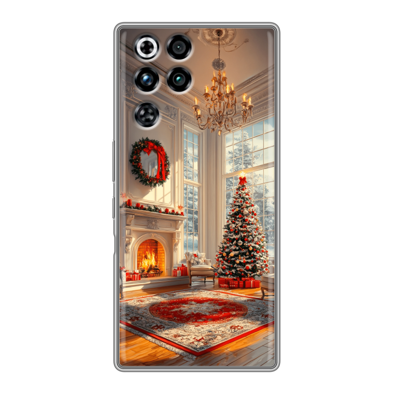 Силиконовый чехол на ZTE Nubia RedMagic 11 Pro с принтом Новый год Силиконовый чехол на ZTE Nubia RedMagic 11 Pro с принтом Новый год