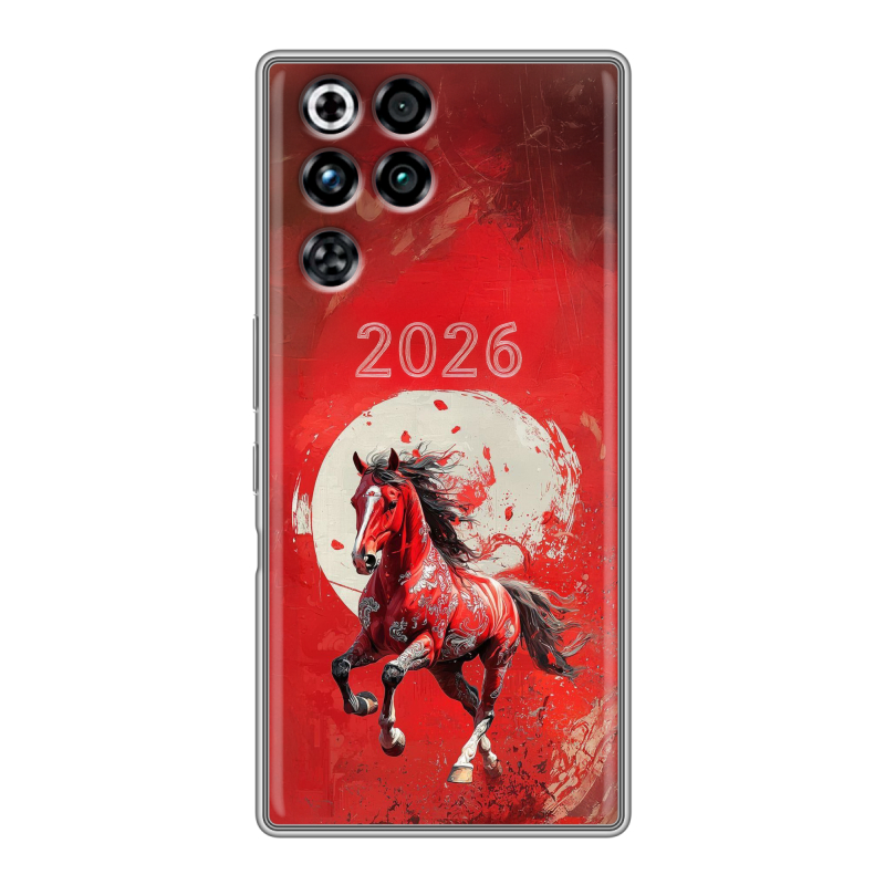 Силиконовый чехол на ZTE Nubia RedMagic 11 Pro с принтом Новый год Силиконовый чехол на ZTE Nubia RedMagic 11 Pro с принтом Новый год