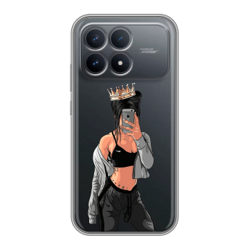 Силиконовый чехол на Poco F8 Pro с принтом Женские принты Силиконовый чехол на Poco F8 Pro с принтом Женские принты