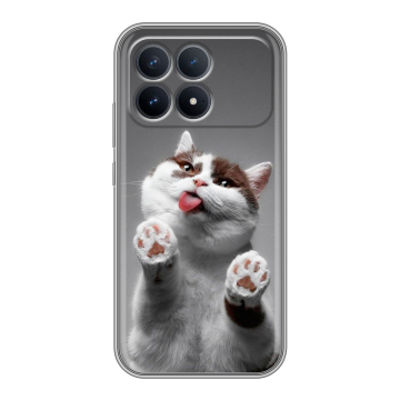 Силиконовый чехол на Poco F8 Pro с принтом Коты Силиконовый чехол на Poco F8 Pro с принтом Коты