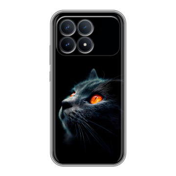 Силиконовый чехол на Poco F8 Pro с принтом милый котик Силиконовый чехол на Poco F8 Pro с принтом милый котик